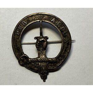 Per Ardua Through Difficulty Scottish Irish Clan Kilt Pin Made in Scotland